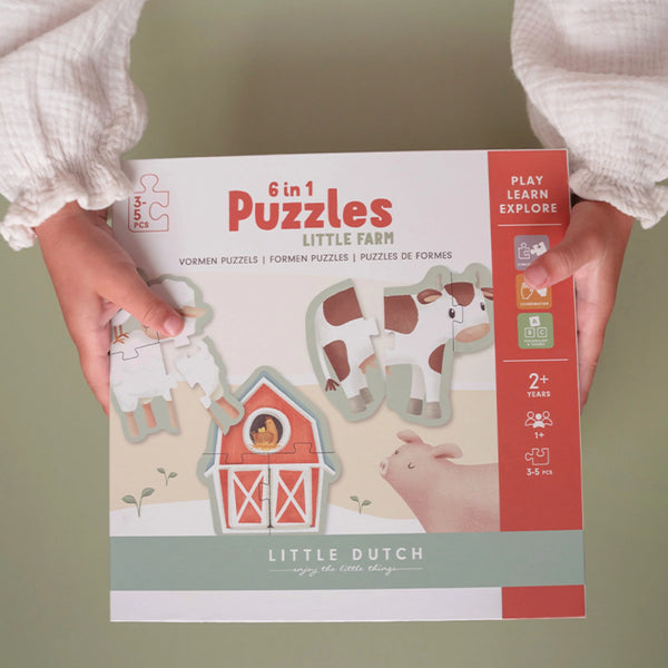 6 in 1 Puzzles - Little Farm