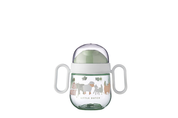 non spill sippy cup 2.0 mio 200 ml - little farm