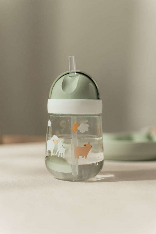straw cup mio 300 ml - Little farm