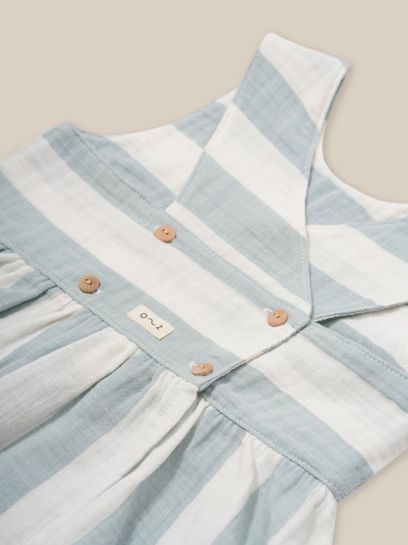 Sardine Stripes Sleeveless Dress