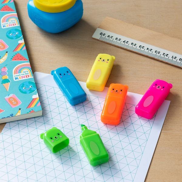 Mini Bear Highlighters (pack of 5)