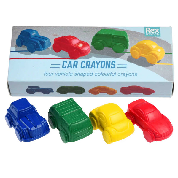 Car crayons (set of 4)