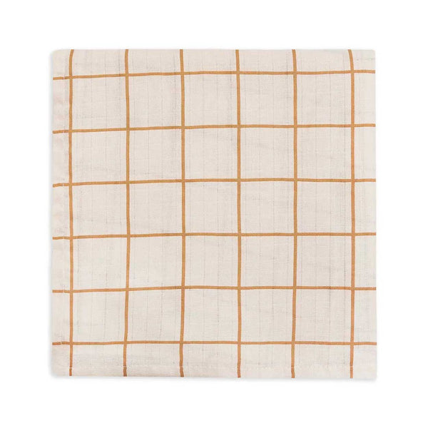 Organic Baby Muslin Swaddle - Window Pane