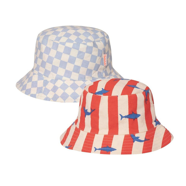 Shark Print Sun Hat 3-6 Years