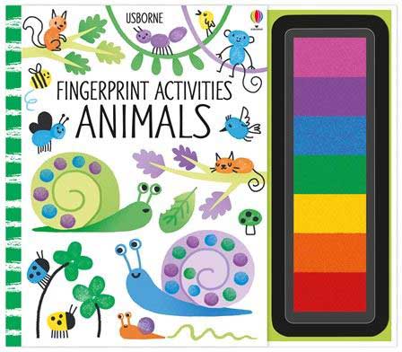 FINGERPRINT ACTIVITIES: ANIMALS (SPIRAL BOUND HB)