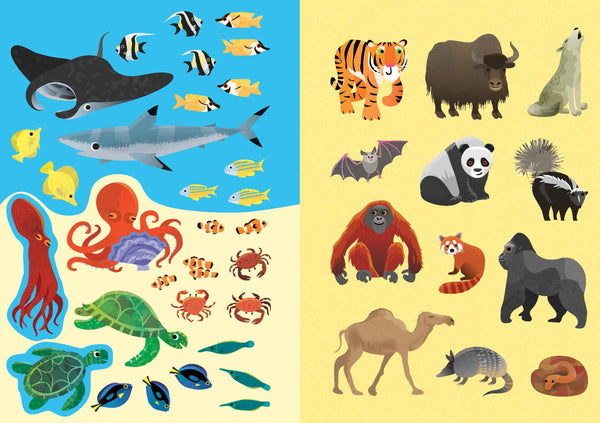 LITTLE FIRST STICKERS ANIMALS