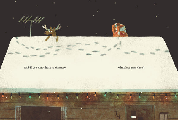 HOW DOES SANTA GO DOWN THE CHIMNEY (PB)
