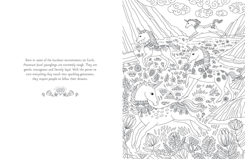 MAGICAL UNICORN SOCIETY BABY UNICORNS COLOURING BOOK (PB)