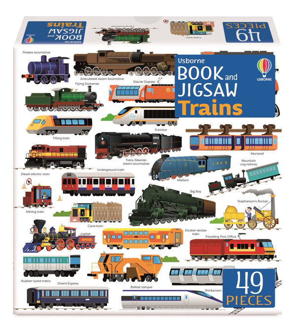 BOOK AND JIGSAW: TRAINS