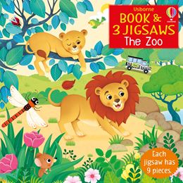 BOOK AND THREE JIGSAWS: THE ZOO