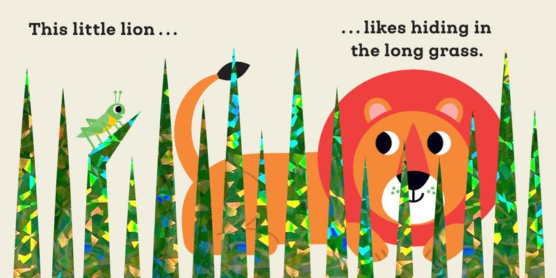 THIS LITTLE LION (TOUCH AND FEEL) (BOARD)