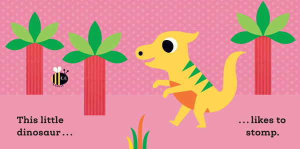 THIS LITTLE DINOSAUR (TOUCH AND FEEL) (BOARD)