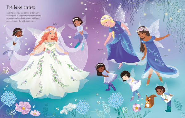 STICKER DOLLY DRESSING: FAIRY WEDDINGS