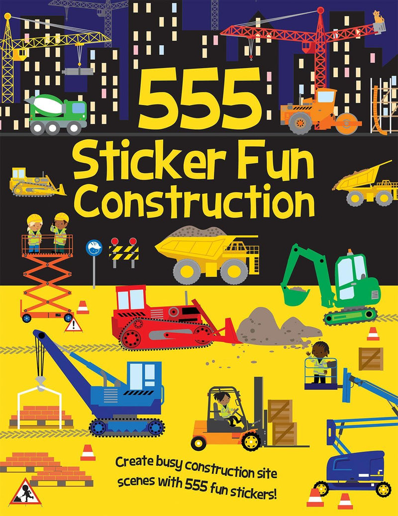 555 STICKER FUN: CONSTRUCTION – Lucky & Gray