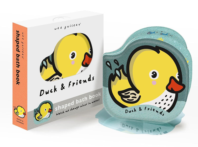 DUCK AND FRIENDS SHAPED BATH BOOK