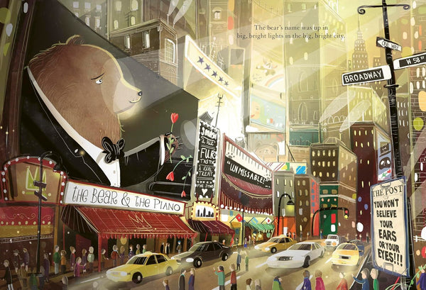 BEAR AND THE PIANO (10TH ANNIV) (PB)