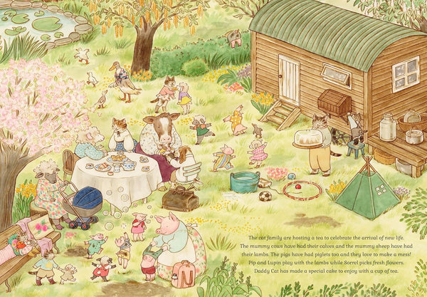 CAT FAMILY FOUR SEASONS (LIFT THE FLAP) (HB)