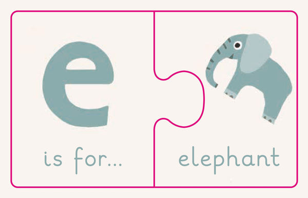 ALPHABET PUZZLE (MATCHING PUZZLE)