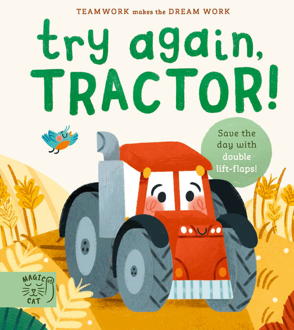 Try again tractor (lift the flap)