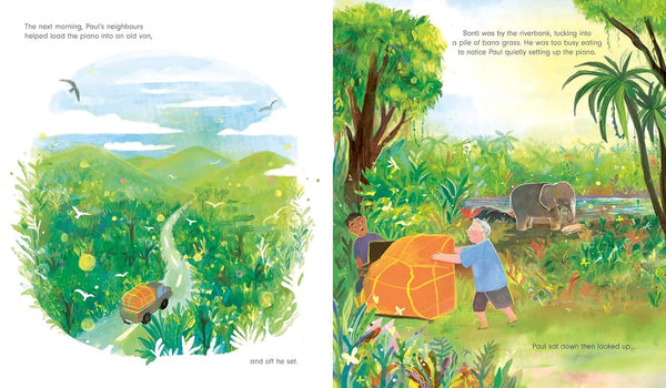 The ELEPHANT AND THE PIANO (PB)