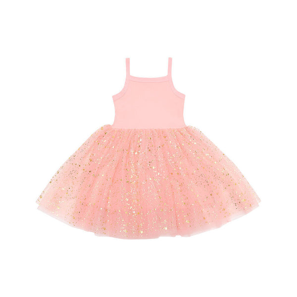 CORAL SPARKLE DRESS