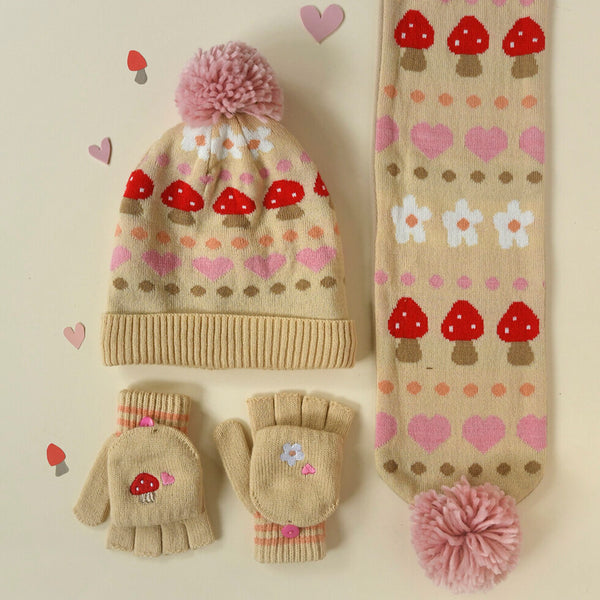 Alpine Fairisle Knitted Scarf