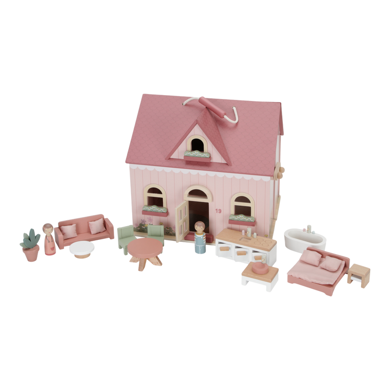 Wooden Dollhouse Small