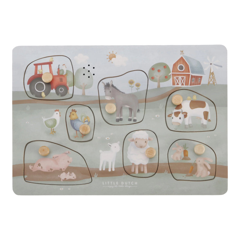 Wooden Sound Puzzle Little Farm