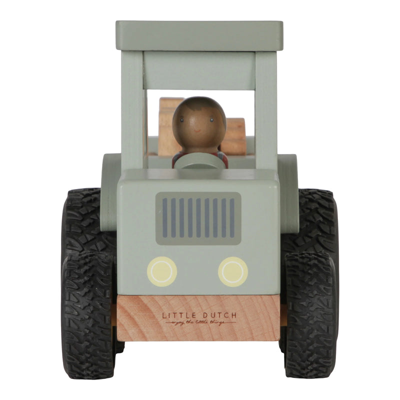 Farm Tractor With Trailer