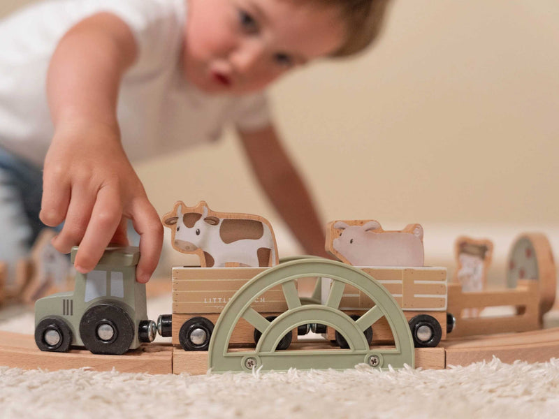 Wooden Train Track Little Farm