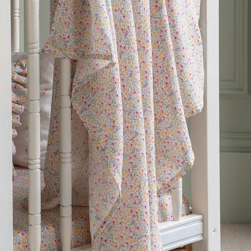 Organic Baby Muslin Swaddle - Wildflower Garden