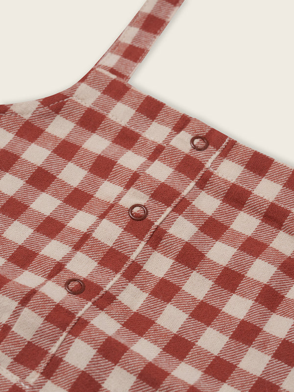 Paprika Gingham Salopette