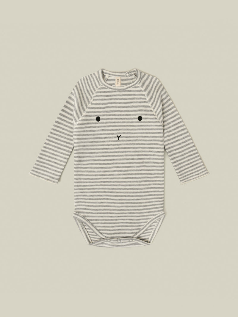 Stripy bodysuit bunny