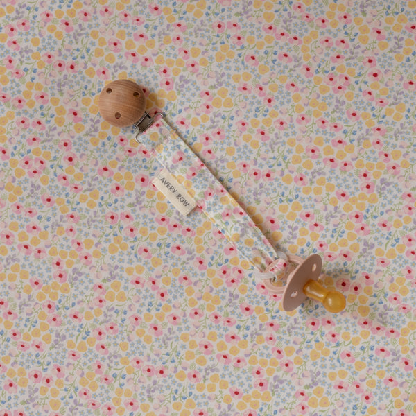 Pacifier holder - Wildflower Garden