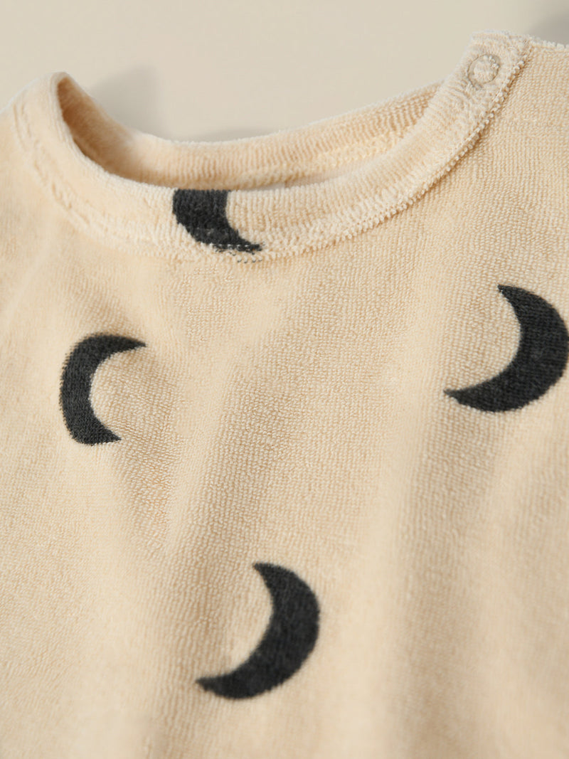 Pebble Midnight Terry Boxy T- Shirt