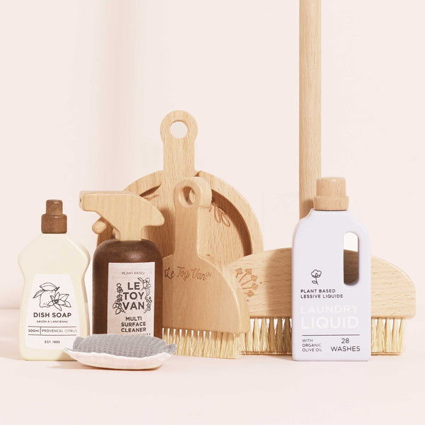 Wooden Eco Cleaning Set