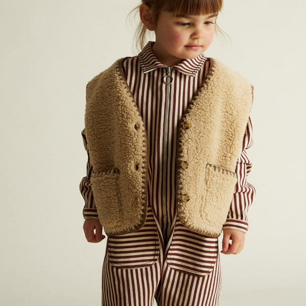 Amos Sand Folk Gilet