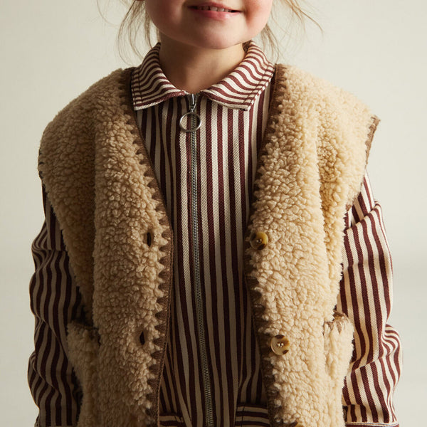 Amos Sand Folk Gilet