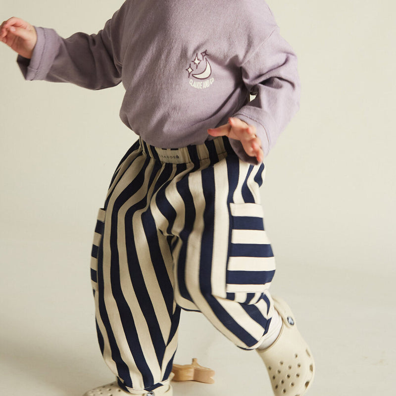 Emerson Midnight Stripe Trouser