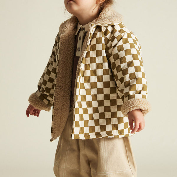 Emery Coco Checkerboard Coat