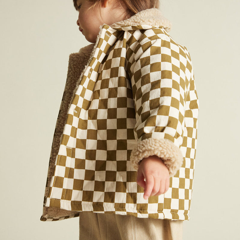 Emery Coco Checkerboard Coat