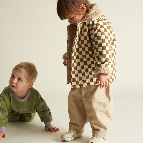 Emery Coco Checkerboard Coat
