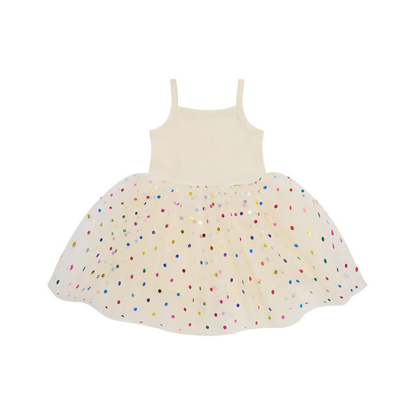 VANILLA SPOT DRESS