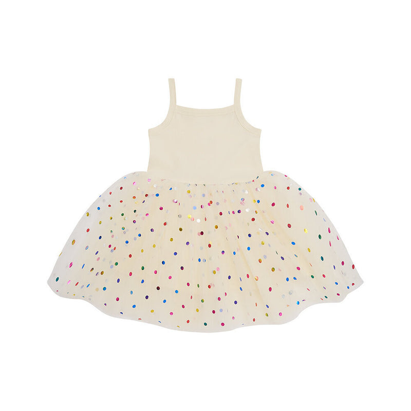 VANILLA SPOT DRESS