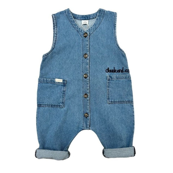 Wren Sleeveless Denim Overall
