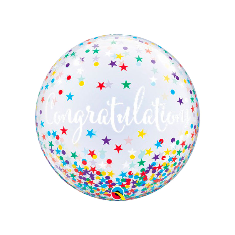 Confetti Congrats Balloon 22"