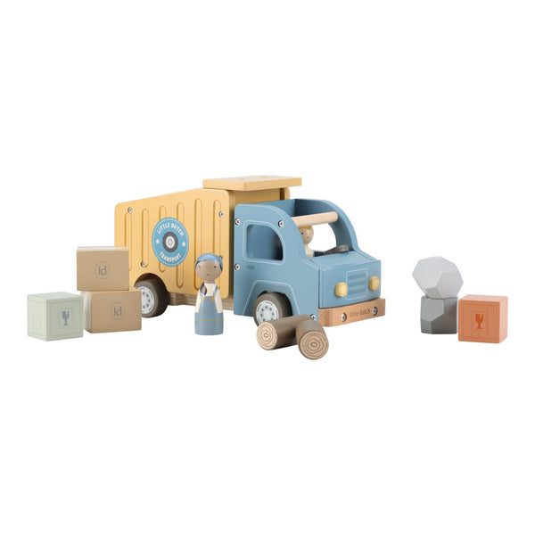 Wooden dump truck