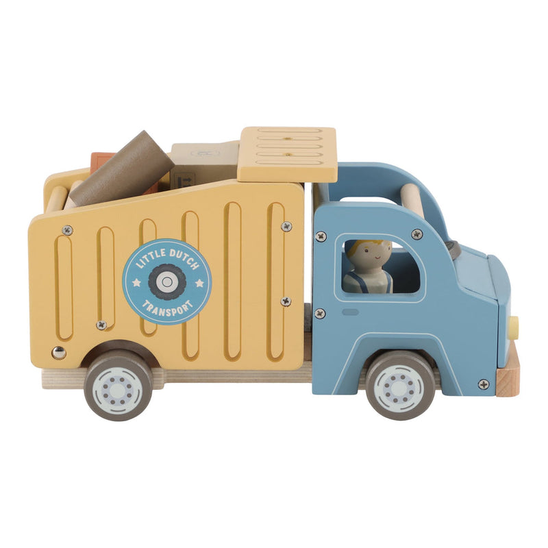 Wooden dump truck