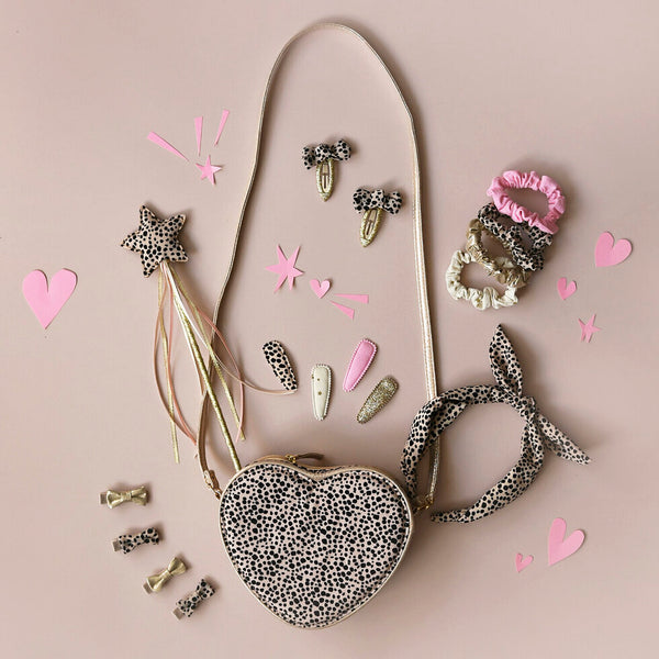 Love Heart Leopard Bag