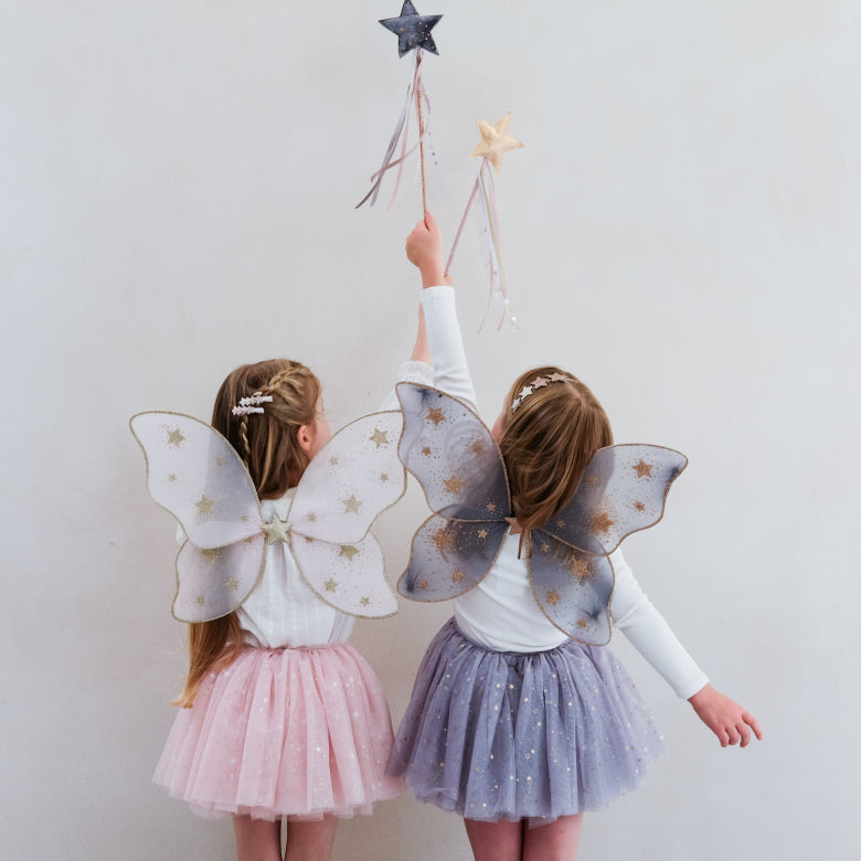 Super starry night pink wings